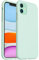 ORNARTO Silikon Hülle für iPhone 11, Verstärkte Stoßfeste Flüssige Silikon Gel Gummi Ganzkörper Schutz Stoßstange Abdeckungs Handyhülle für iPhone 11 (2019) 6,1 Zoll-Minzgrün
