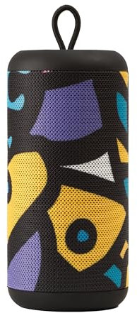 Music Sound | SPEAKER Vertical | Speaker Bluetooth 5.0 Outdoor - 5 Watt di Potenza - PlayTime 4 Ore - Ricarica 1,5 Ore - Entrate micro SD, USB key e Cavo AUX - Fantasia Modern Art