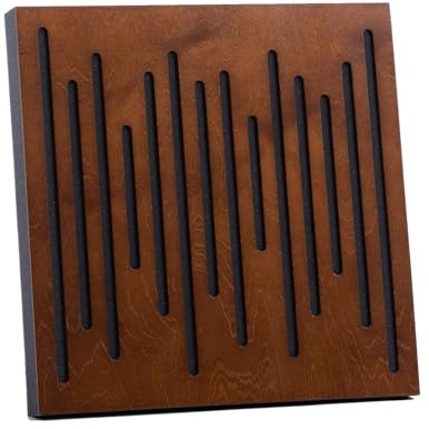 Bluetone Acoustics WaveFuser Wood - akustikpaneler av naturligt trä - akustisk diffusor - akustiskt skum 50x50x5cm