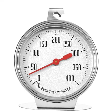 Termometro da Forno Oven Thermometer Stand Up Quadrante Forniture Termometro Cucina in Acciaio Inox per Termometri da Forno Elettrico,Termometro Forno Interno