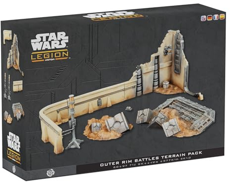 ATOMIC MASS GAMES, Star Wars: Legion – Outer Rim Battles (Schlacht im Outer Rim), Geländeset-Erweiterung, Tabletop, 2 Spieler, ab 14 Jahren, 120-180 Minuten, Deutsch, Mehrsprachig