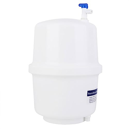 Tissting Vattentank för Omvänd Osmos, Expansionstank för Vattenfiltreringssystem Behållare för Trycksatt RO-vatten, 3,2 Gallon Förtrycksatt Vattentank Lagringstank för Tryckvatten Med Kulventil