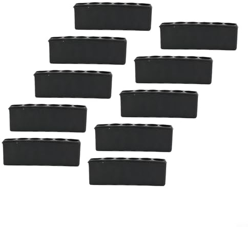 Schraubendreher-Bit-Halter, Aufbewahrungs-Organizer-Set, 10 Stück, 1/4-Zoll-Sechskantschaft, Bohrerständer, 6/11 Loch, weiches Gummi-Bit-Aufbewahrungsregal für Schnellwechsel-Bits, tragbares