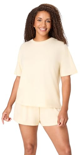 Hanes Women's Pajamas Set, Comfywear Pajamas for Women Set, Originals SupertSoft Loungewear, T-Shirt & Sleep Shorts
