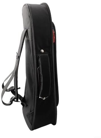 Sac à dos pour trompette en tissu Oxford doux avec tissu résistant à l'eau et grande poche pour accessoires pour instruments en laiton