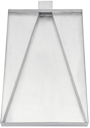 Grillskål 49,5 x 31,5 cm rostfritt stål fettuppsamlingsplåt med lutning och droppfri non-stick droppskål diskmaskinssäker, fettpanna för kol- och gasgrillar, rökreducerande värmebeständig