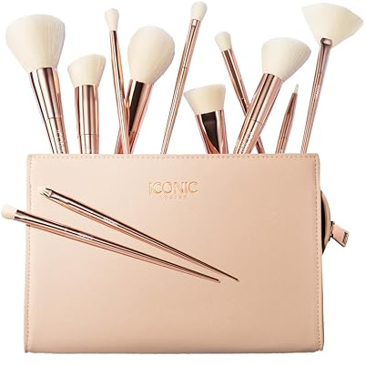 ICONIC LONDON Ultimate Brush Set | 12 Piece Makeup Brush Set