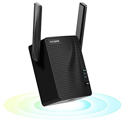 rockspace WiFi Range Extender Signal Booster - Dual-Band Wireless Internet Repeater up to 24+ Devices and 1600 sq. Ft, Long Range Amplifier w/Ethernet Port, Access Point, WPS Setup