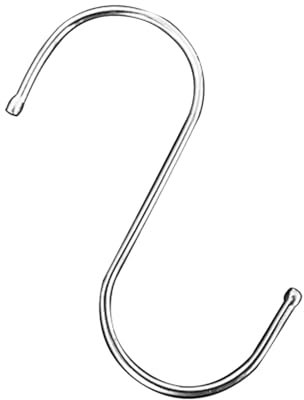 Crochets en S – Crochets en S pour suspendre | Crochets en S pour vêtements | Crochets en S pour tringle à vêtements | Crochet domestique multifonction en forme de S | Crochets à vêtements portables à