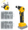 Cordless Palm Nailer for DeWalt 20V Battery,0-90°Adjustable Head with Electric Auto Hammer，20000RPM Nail Hammer for Removing Them, for Drilling in Wood and Soft Metals(No Battery)