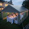 arvioo Pavillon 4x6, Mach Dein Garten zur Partyzone, Partyzelt mit Seitenwänden & Giebelteilen, UV-beständig & Wasserdicht, Festzelt aus Verzinkte Stahlgestänge & PE-Plane (Grau)