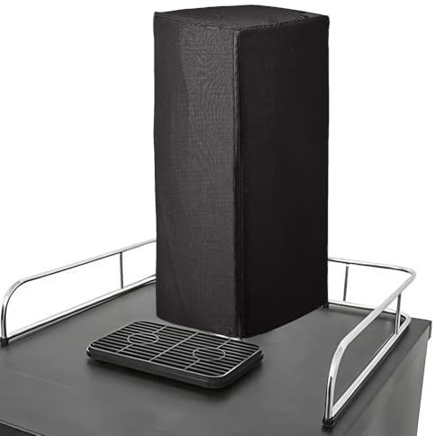 Gettimore Funda para grifo de cerveza al aire libre para dispensadores individuales y dobles, protección impermeable a prueba de polvo, tela Oxford 210D/420D, 26 x 17 x 46 cm, color negro 420D