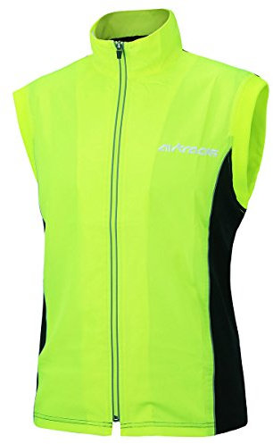 Airtracks Thermo Winter Fahrradweste Laufweste Pro Radweste Warm Atmungsaktiv Winddicht Wasserabweisend Reflektierend S M L Xl XXL XXXL 3Xl 4XL - neon - XXXL