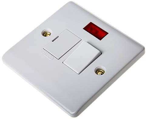 RS PRO Junction Box, Fused with Switch, Flush-Mounted / 13 A