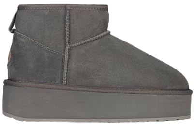 EMU Australia - Stinger Micro Flatform Womens Boot, Charcoal, US 7