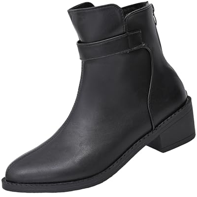 Botas Barefoot,Botas de Mujer Cómoda Elegantes Suela de Crepe Antideslizante Confortables Botines Western Botines Trekking Trekking Zapatos de Tacon Ancho Outdoor