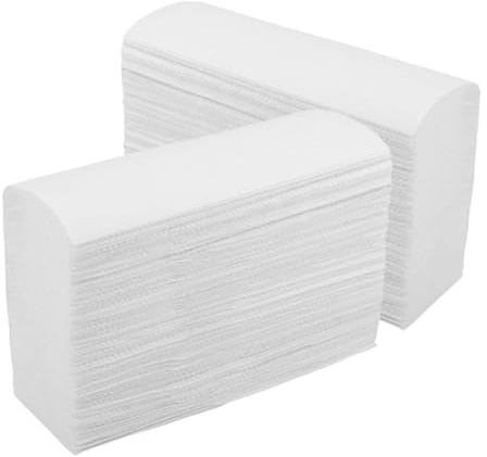 UTHCLO 2 Paquete Papel De Mano Para Hoteles Toallas De Papel Para Restaurantes Higiénico Comercial Para Baño y Cocina