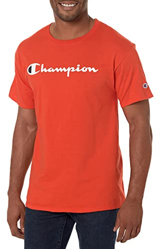 Champion Men's Classic T-Shirt, Earth C Logo