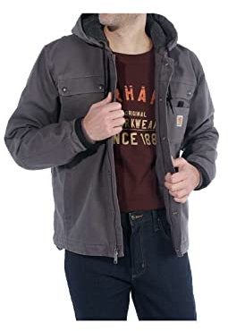 Carhartt herr arbetskläder Bartlett Jacket, Grus, XL