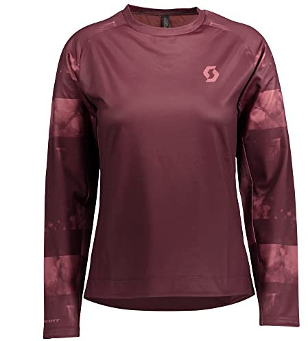 Scott Trail Storm Damen Winter Fahrrad Trikot lang rot 2022: Größe: L (40/42)