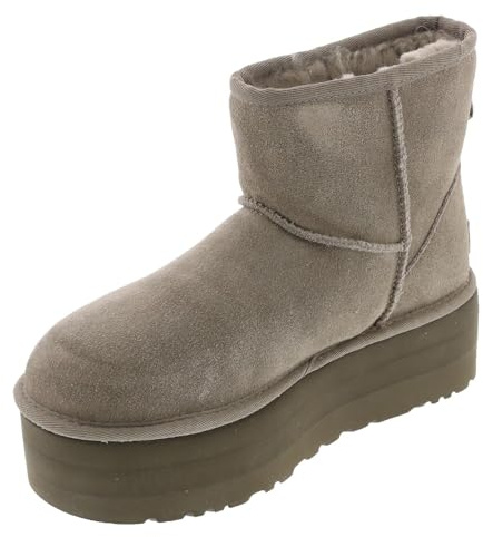 UGG Damen Klassische Mini Plateau Stiefel, Smoke Plume, 40 EU