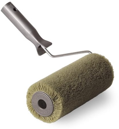 Boldrini Rodillo para pintura profesional, con mango de 23 cm, ideal para paredes y techos, interior o exterior, fabricado en Italia