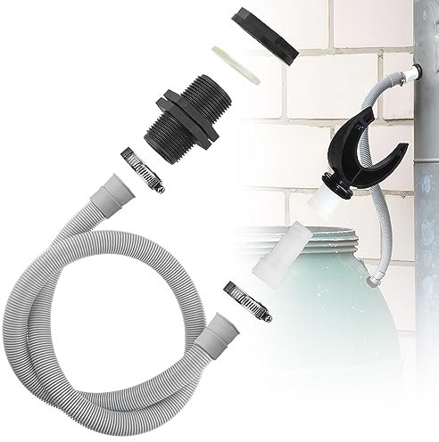 Récupérateur D Eau de Pluie pour Tuyau de Descente Ø 70-75mm, Raccord Récupérateur Eau de Pluie Collecteur Eau de Pluie avec 1 Mètre de Tuyau Foret Couronne