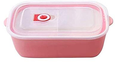 pranzo al sacco in acciaio inossidabile Lunch Box; Con coperchio, scomparto, ceramica; Ciotola di riso; Rettangolare; più croccante; Pranzo al sacco separato; Sacco per il pranzo; Contenitore per il
