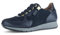 Gabor Damen Low-Top Sneaker, Frauen Halbschuhe,Freizeitschuhe,Turnschuhe,Laufschuhe,schnürschuhe,schnürer,Dark-Blue (Gold),39 EU / 6 UK