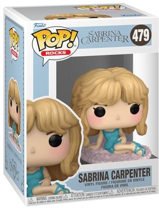 Funko Pop! Rocks: Sabrina Carpenter - (Night Gown) - Figura de Vinilo Coleccionable - Idea de Regalo - Mercancia Oficial - Juguetes para Niños y Adultos - Music Fans - Muñeco para Coleccionistas