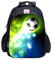 MATMO Fußball-Rucksack für Jungen, Fußballtasche mit coolem Fußball-Muster, Schultasche - One Size, Casual