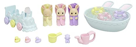 Sylvanian Families 5707 Triplets Baby Bathtime Set