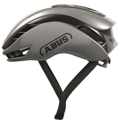 ABUS Rennradhelm GameChanger 2.0 - High Performance Aerohelm mit optimierter Aerodynamik und Belüftung - für Damen und Herren - Größe L, Grau