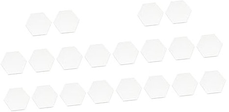 BESTonZON 20piezas Tablero Acrílico Transparente Para Manualidades Para Decoración y Señalización Bodas y Fiestas