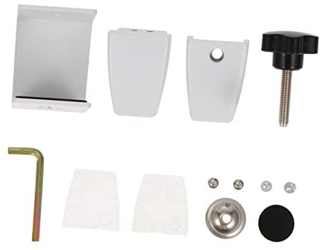 Tofficu Aluminium-Legierung Desktop-trennwandklemme Verstellbar Ohne Bohren rutschfeste Schreibtischhalterung Mit Schutzpad Stabile Befestigung Holzplatten Flexibler Sichtschutzclip