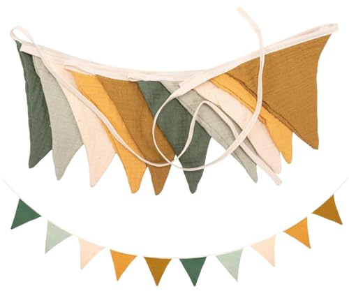 Guirlande de fanions pour chambre d'enfant, décoration murale pour garçon, guirlande de fanions en tissu pour bébé, décoration de chambre de bébé, fanions lit de maison, guirlande de fanions en