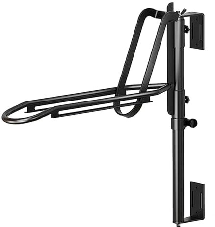 Appuntamento Per Bici A Monte A Parete, Portabiciclette Orizzontali Per Le Biciclette Pieghevoli, Organizzatore Di Sospensione Di Biciclette Regolabili In Casa E Garage, 69.5x12x56cm, Facile Da Instal