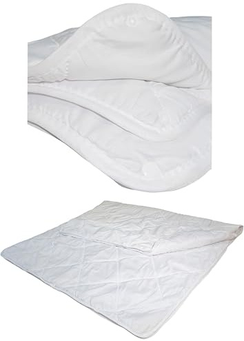 MB Warenhandel24 Bettdecke 200x200 cm 4 Jahreszeiten – Duo Steppdecke mit Druckknöpfen, samtweiche Microfaser, Oeko-Tex Zertifiziert, Sommer- & Winterdecke kombinierbar, waschbar bis 60°C