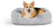 Best Friends by Sheri Soothe & Snooze Lounge Lux - Hundebett - Memory-Foam - rechteckig/waschbar - Grau - M 76 x 51 cm