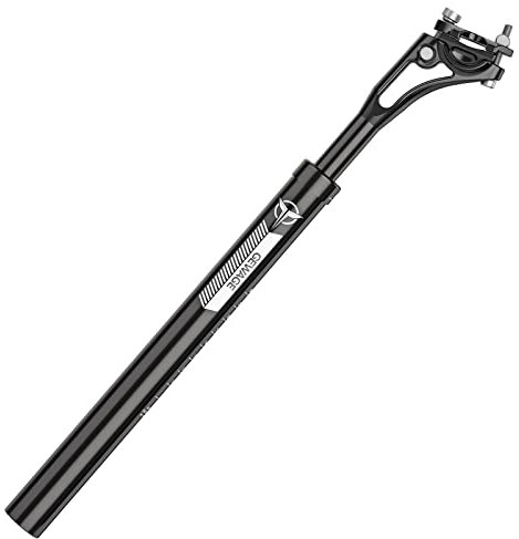 GEWAGE Aluminiumlegierung verstellbare Sattelstütze für Mountainbike Rennräder eBike MTB BMX (31,6 mm)
