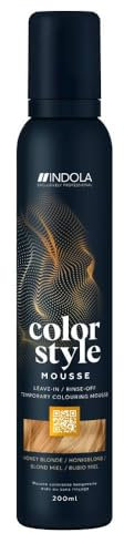 Indola Color Style Mousse Honey Blonde 200ml Vanille