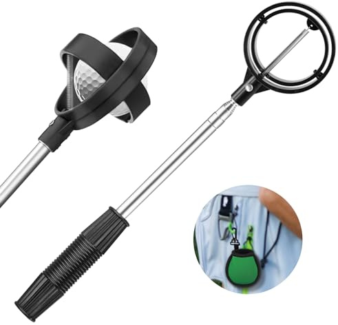 Golfball-Retriever Rostfreier Teleskop Ballsammler für Wasser Golfballpflüc