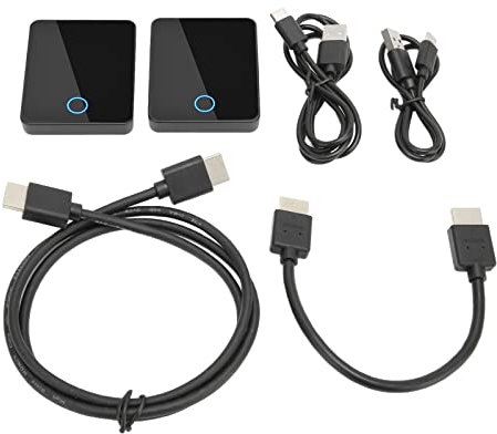 Extenseur D'interface Multimédia HD, Extenseur AV sans Fil, Récepteur D'émetteur Ultra HD pour Salle de Classe, Théâtre à Domicile et Conférence avec des Effets 3D Supérieurs et