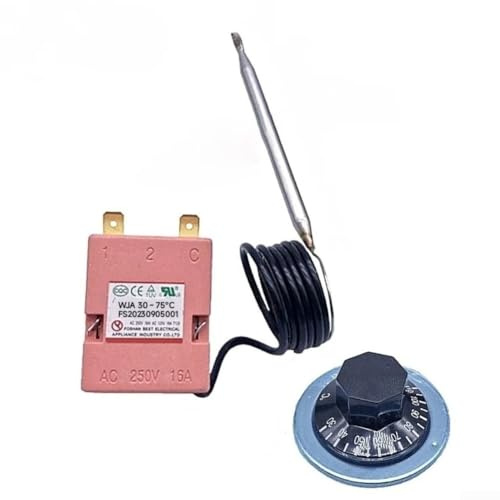 Interruptor de termostato eléctrico para calentador de agua, limitador de temperatura de 75 grados, accesorio de control, pieza de repuesto