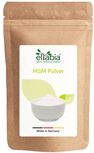 eltabia MSM Poudre 500 g Grand paquet 99,9 % de soufre organique pur méthylsulfonylméthane qualité alimentaire