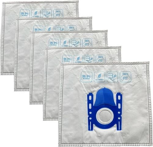 5 bolsas de aspiradora compatibles con Bosch, BBZ41FG, GL-30, logotipo, BGB75, BGL6, BGL8