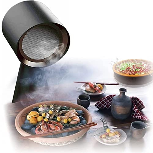 Desktop Range Hood, 40W Portable Mini Extractor Hood, Low Noise, Easy to Clean, Travel Cooker Hood with 2 Gears Mode, for Indoor BBQ, Fondue