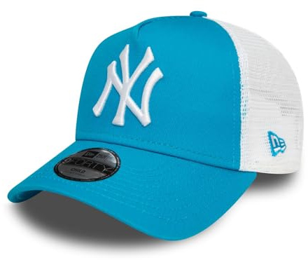 New Era Kinder Trucker Cap - New York Yankees Sky Blue Youth