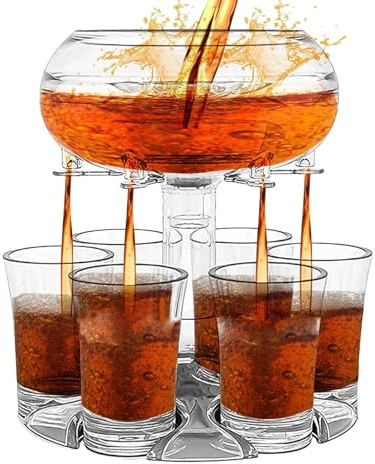 Dispensador de vasos de chupito acrílico, dispensador de vino acrílico de imitación de, dispensador de acrílico para fiestas, dispensador de vasos de chupito para zumo, cerveza, café, té