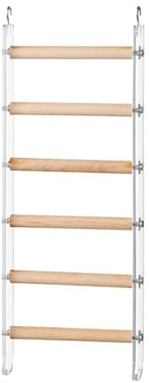 Vogelleiter, Vogelleiter für Käfig,Stiefrungen für Käfig | Übungsleiter Kletterspielzeug mit 360 ° rotierender Haken für Sittiche, & Lovevirds